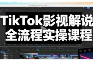 TikTok影视解说全流程实操，手把手教你打造TK爆款解说视频