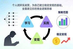 个人闭环实战营，为自己建立稳定变现的基础，全面建立你的商业逻辑思维