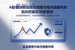 A股板块轮动实战策略与每月前瞻布局，助你把握启动前板块，规避风险，实现稳健盈利