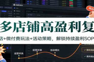 多多店铺高盈利复盘：暴力起店+微付费玩法+活动策略，解锁持续盈利SOP（更新）
