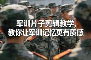 军训片子剪辑教学，教你让军训记忆更有质感