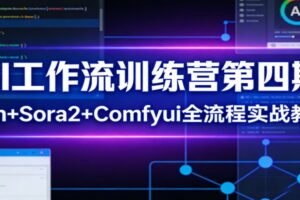 AI工作流训练营第四期:n8n+Sora2+Comfyui全流程实战教学