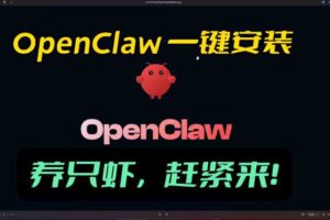 openclaw安装教程和资料，10分钟搞定，一切，让你轻松拥有龙虾